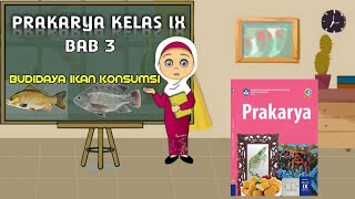 CARA BUDIDAYA IKAN KONSUMSI - MATERI PRAKARYA KELAS 9 SMP BAB 3