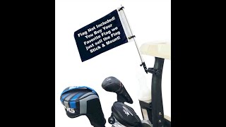 Golf Cart or Boat Flag Mount by Mike Buchner 951 views 2 years ago 2 minutes, 9 seconds