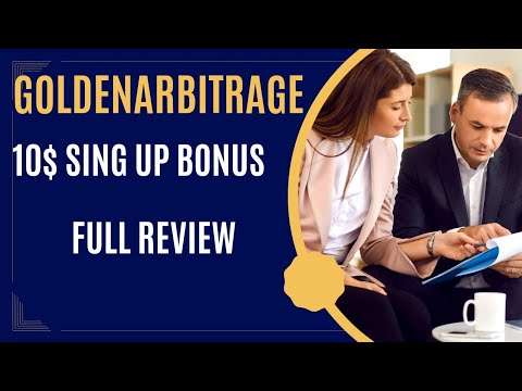 Goldenarbitrage new platform | 10$ sing up bonus | Make money online