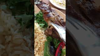 لحم كتف الخروف + رقبة، طازج وجميل، شهي ولذيذ، مطعم ام اسماعيل