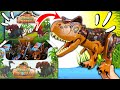 ESTEGOSAURIO, VELOCIRAPTOR, CARNOTAURIO | DINOSAURIOS DEL JURASICO | ¡INCREIBLES!