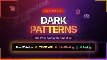 The Psychology of "Dark Patterns": How Websites Trick You Into Clicking and Paying.