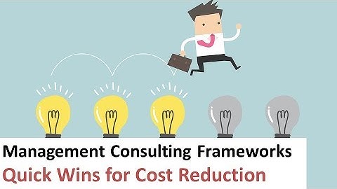 Management Consulting Frameworks – Quick wins for Cost Reduction