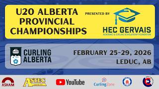 Kris Mitsopoulos vs. Parker Harris - Draw 3 - U20 Alberta Provincial Championship [2]