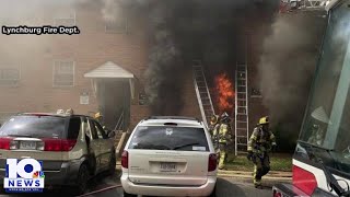Two hospitalized after apartment fire in Lynchburg