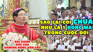 SAO LẠI COI CHÚA NHƯ LÀ 1 BÓNG MA TRONG CUỘC ĐỜI l BÀI GIẢNG CỰC HAY CỦA ĐỨC CHA ĐAMINH ĐẶNG VĂN CẦU
