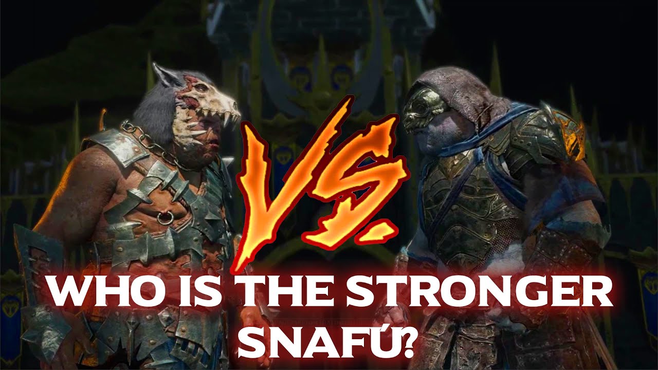 Snafu VS Snafu - Pit Fights - Shadow Of War