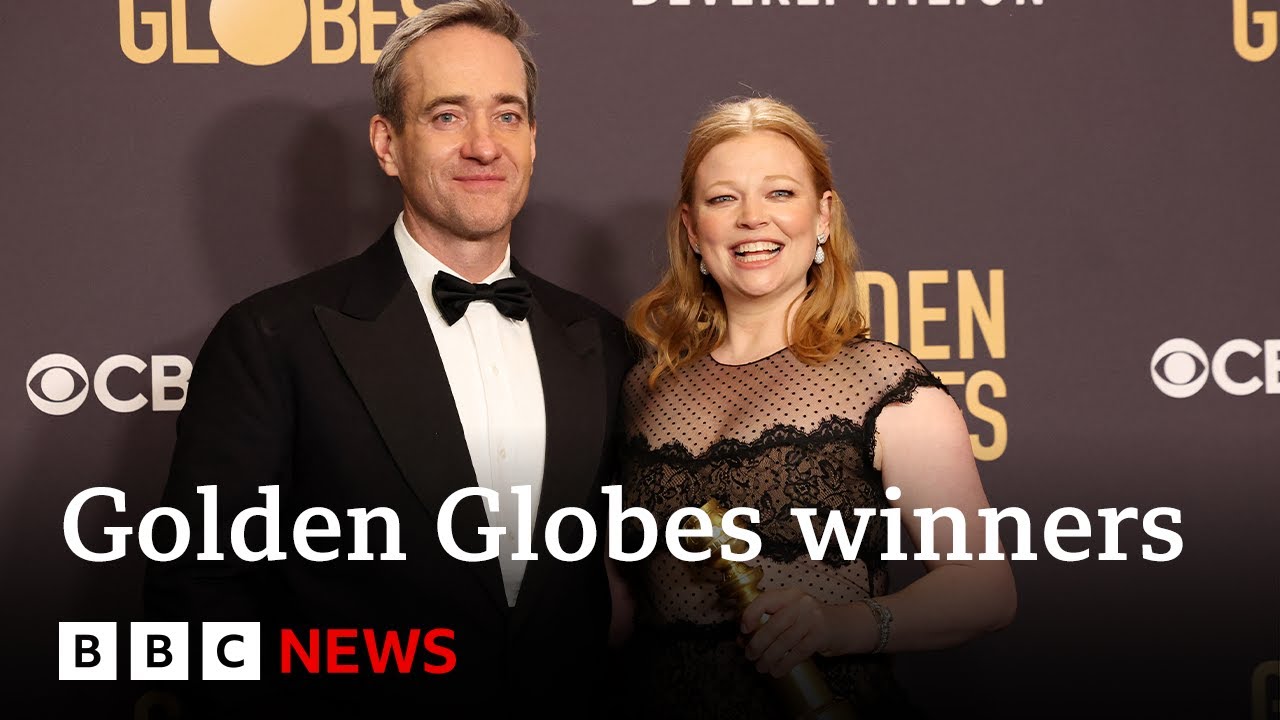 Golden Globes winners as Oppenheimer and Succession sweep up | BBC News