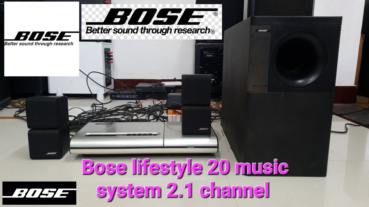 Bose lifestyle 20 Music System 2.1 Channel Full Package - YouTube