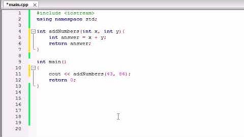 Buckys C++ Programming Tutorials   11   Functions That Use Multiple Parameters