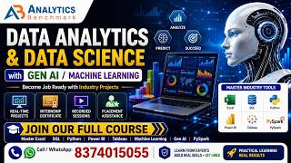 Data Analysis Using Gen AI & Machine Learning | Full Introduction | AB Trainings