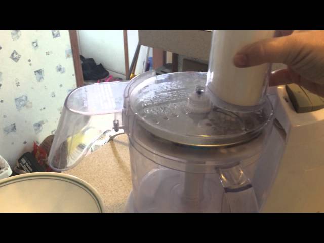 How to slice using the Black & Decker Quick N Easy Food Processor