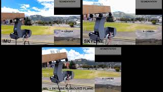 Adaptive Sampling-based Particle Filter for Visual-inertial Gimbal in the Wild