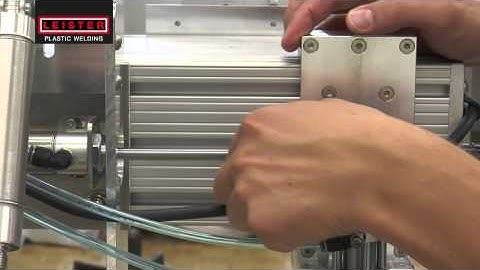 Leister Tutorial | Adjusting the Nozzle of your SEAMTEK 36 Stationary welder from Left to Right