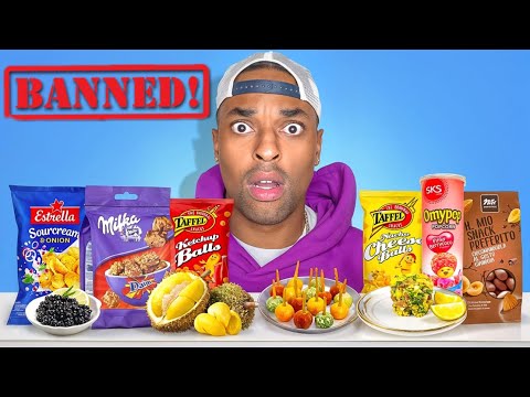 I Tested Snacks That are BANNED In America!