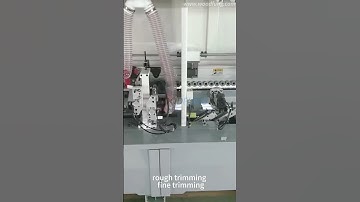 corner rounding trimming edge bander banding machine woodworking machinery #edgebander #woodworking