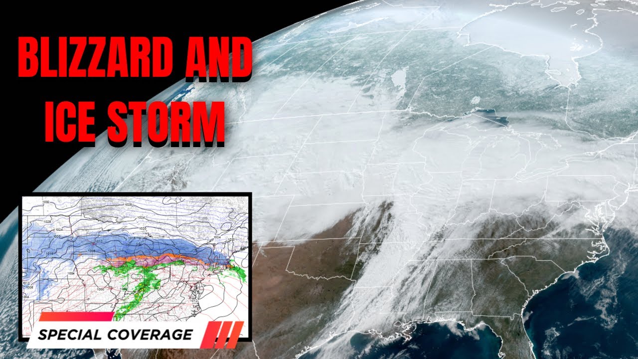 LIVE COVERAGE - Huge winter storm impacting the northern U.S. - YouTube