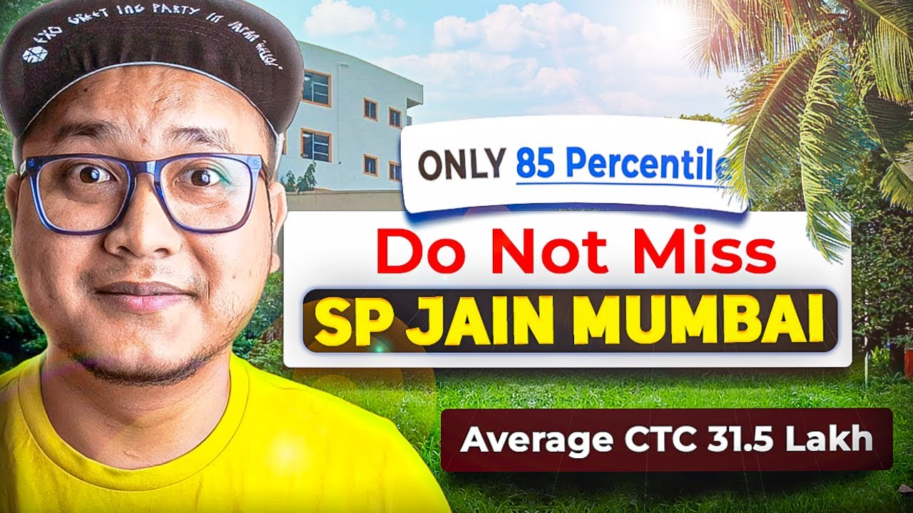SPJIMR... at Just 85 Percentile 😱 | Average CTC 31.5 Lakh – Don't Miss Out!🔥