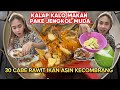 SAMBEL MERCON IKAN ASIN KECOMBRANG LALAP JENGKOL MUDA MENTAH NIKMATNYA !!!!