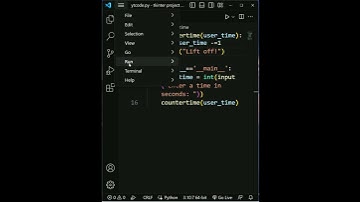 Countdown Clock ⏰ and Timer || python || #code #python #ytshorts #viralvideo