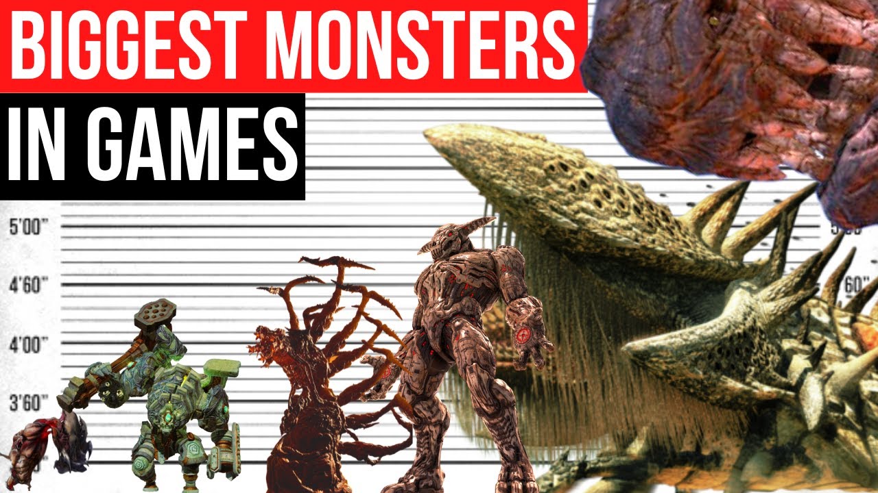 Biggest Monsters In Video Game Size Comparison YouTube Biggest Monsters In Video Game Size Comparison YouTube