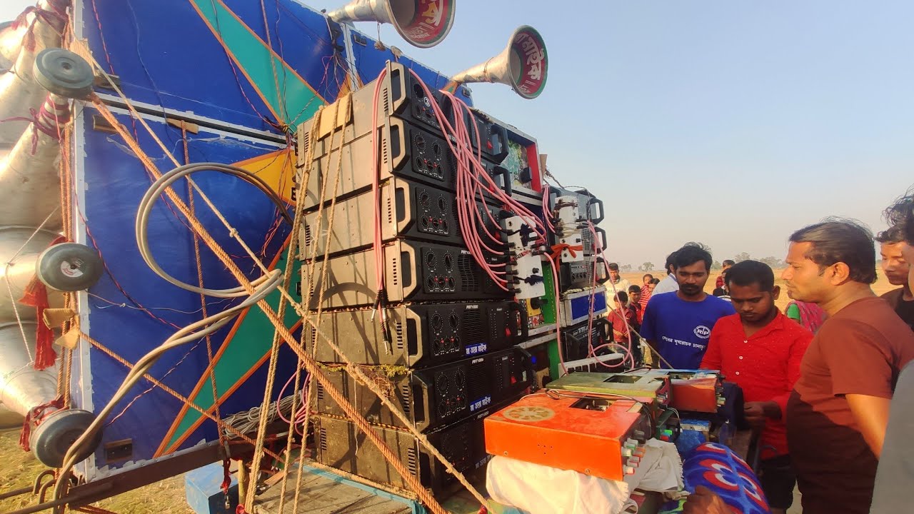 আজ মা তারা মাইক নতুন বক্স😎লক্ষণ দার হাতে 7টা1000 দিয়ে সেটিং করছে//PH..8108725489