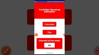 Youtube Money Calculator App screenshot 2