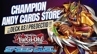 DECK CAMPEÖN AS I PREDICTED SPEED DUEL TORNEO 26 PARTICIPANTES