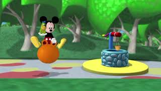 Mickey Bouncing On Orange Hopper Ball Part 2