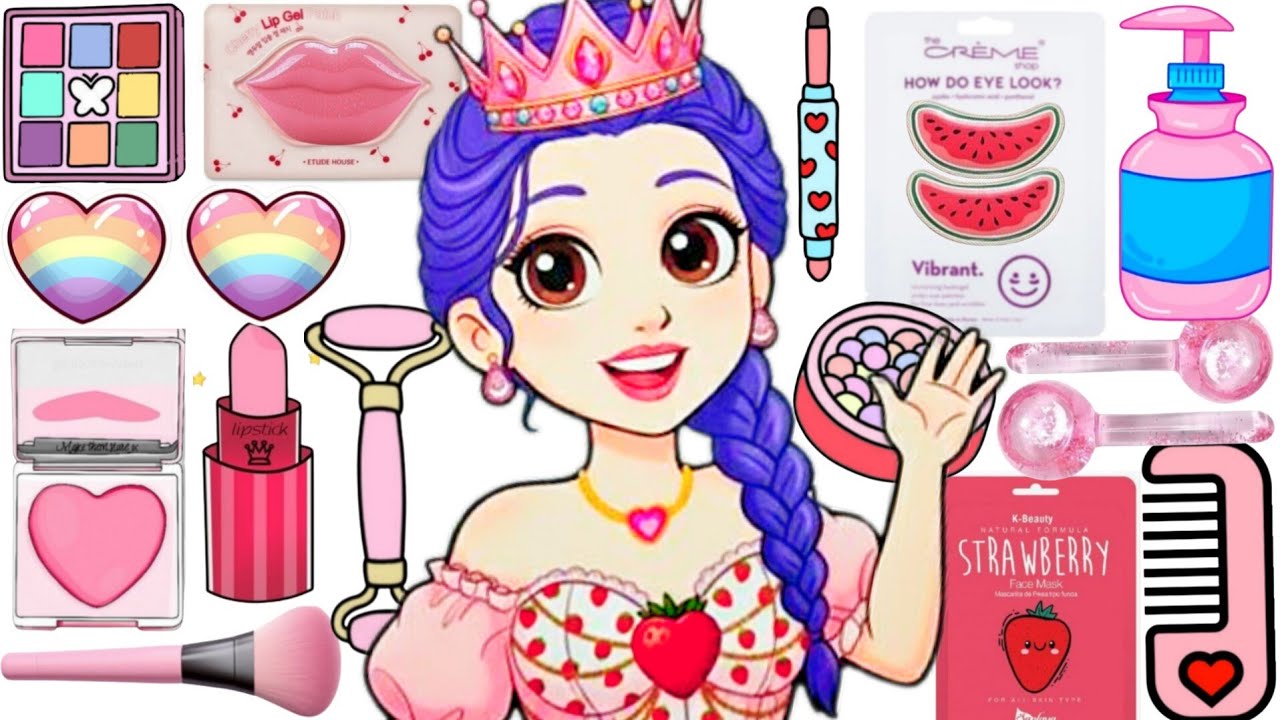 💖Paper DIY💖 KPOP DEMON HUNTERS RUMI Skincare + Makeup Blind Bag 🎉 Unboxing ASMR ✨