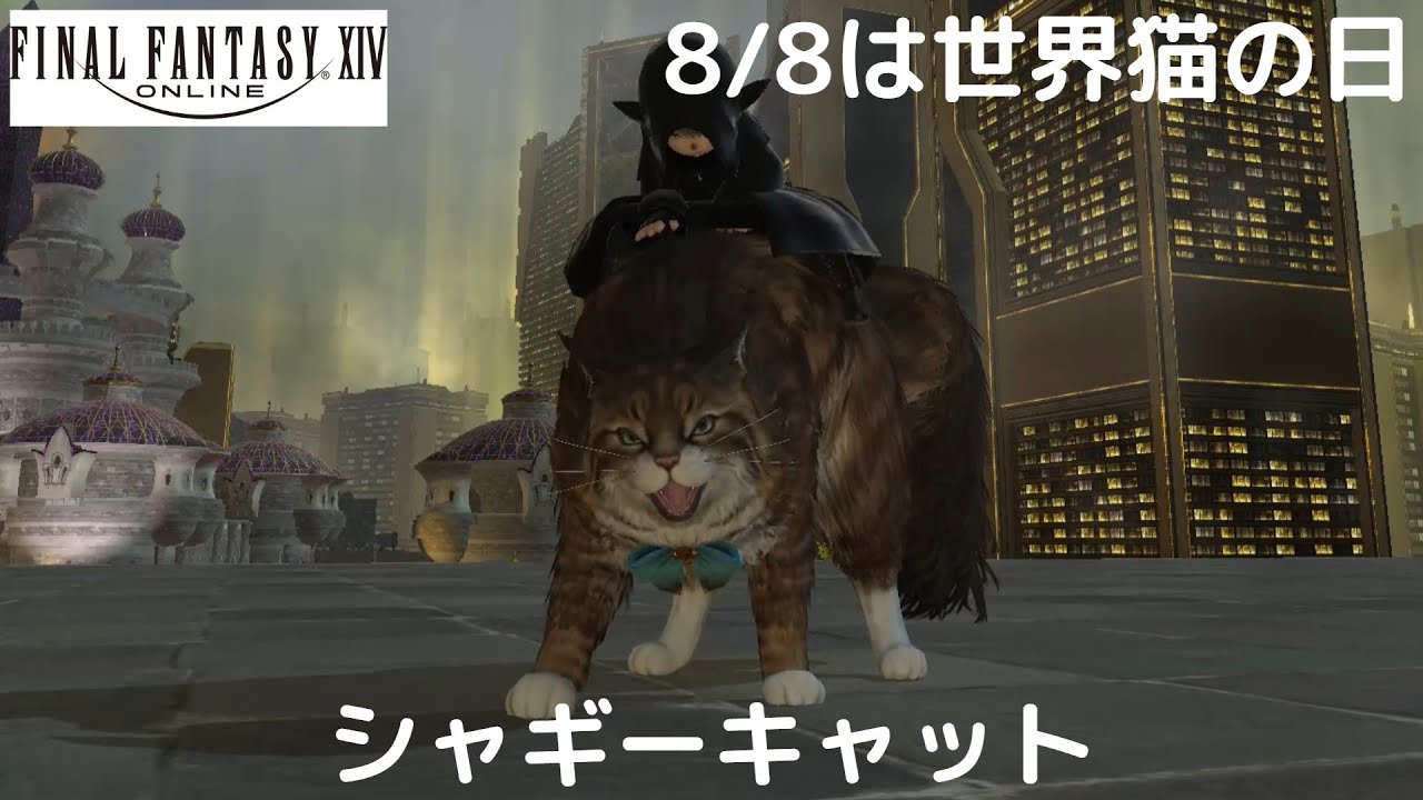 【FF14】雑談動画 8月8日は世界猫の日 シャギーキャット