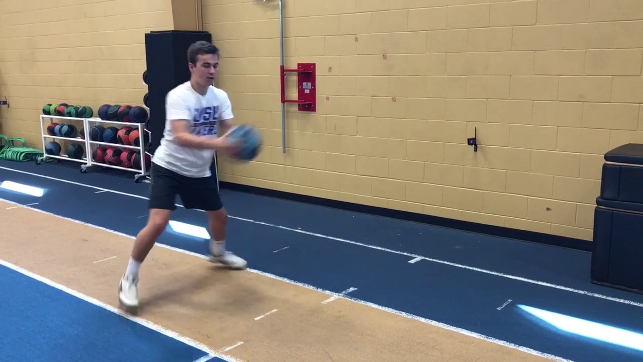 Single Leg Lateral Med Ball Toss (with Countermovement) YouTube