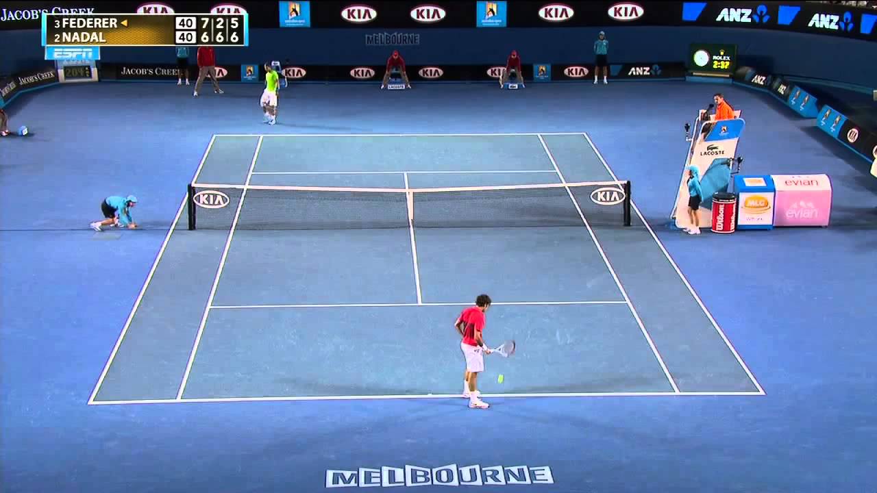 Incredible Ball Boy Catch Aussie Open YouTube