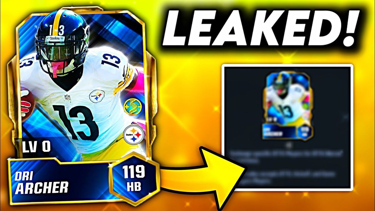 GAME CHANGERS PROMO LEAKS! 119 DRI ARCHER! Madden Mobile 24 YouTube