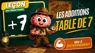 Additions - Table de 7 | Niveau 3 - Entraînement | Mathématiques