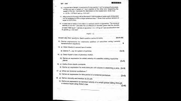 1 sem Bsc Physics,2023 MECHANICS AND PROPERTIES OF MATTER