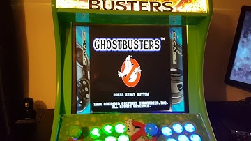 GhostBusters Bartop Cabinet Created By SHAR-KADE - MAME, Jamma, PI, Hyperspin