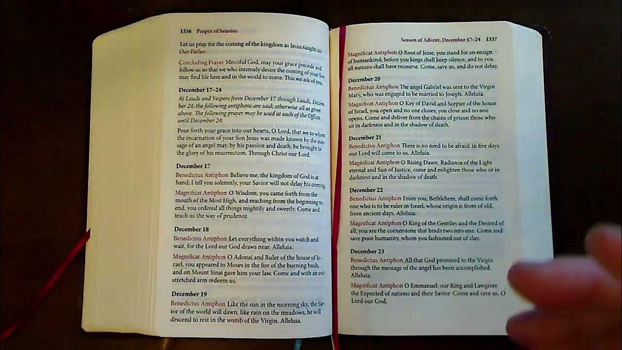 Benedictine Daily Prayer 9 Advent And The O Antiphons YouTube benedictine-daily-prayer-9-advent-and-the-o-antiphons-youtube