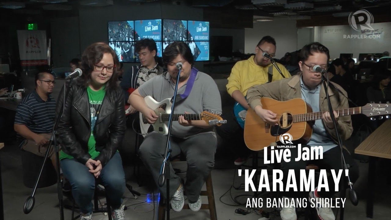 Watch Ang Bandang Shirley – 'Karamay' (Rappler Live Jam) on YouTube Watch Ang Bandang Shirley – 'Karamay' (Rappler Live Jam) on YouTube