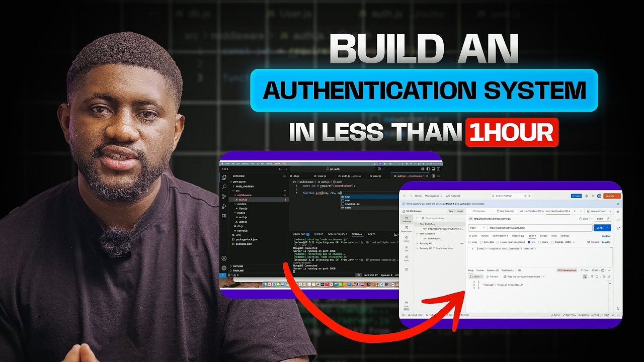 Build Your First Backend Application In Under 1 hour NodeJs, Express ...