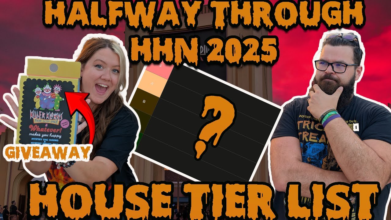 Рейтинг ВСЕХ домов HHN 2025 (список середины сезона!) + РОЗЫГРЫШ «Клоуны-убийцы» 🎪👻