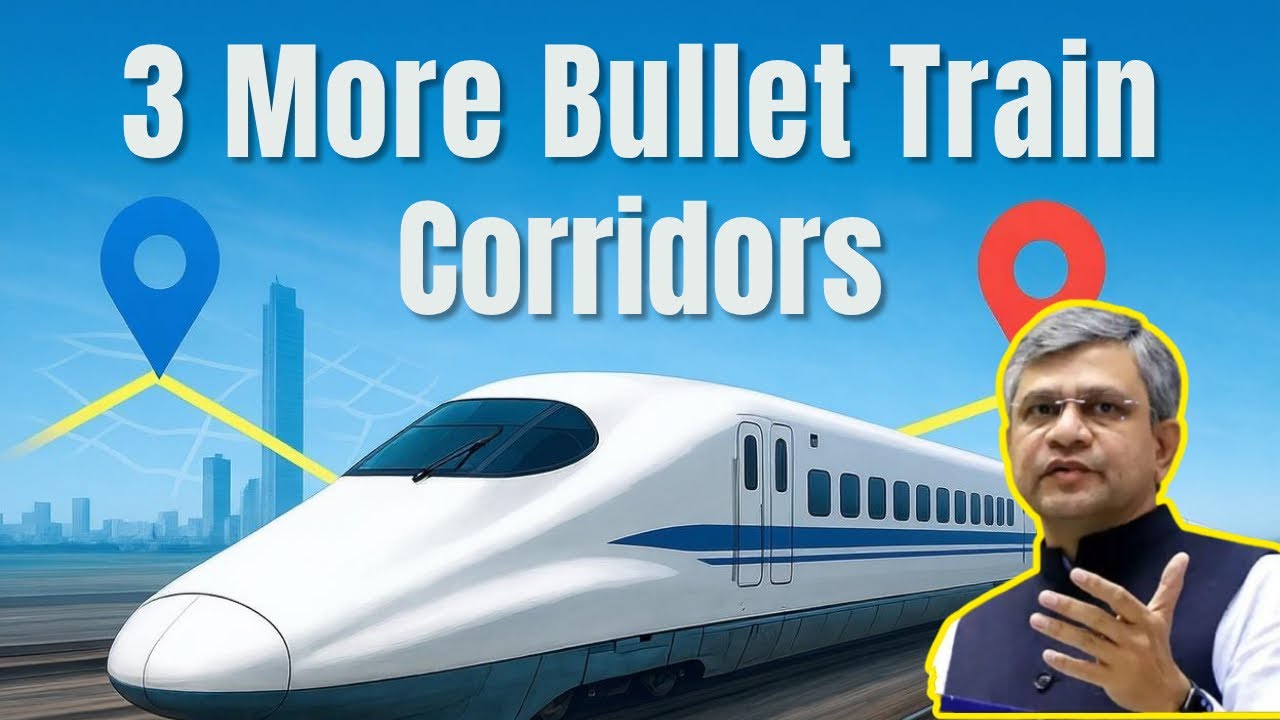 India’s Next Bullet Train Routes Revealed | North, East & South Corridor Plans Explained