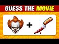 Guess the scary movies by the emojis  mano quiz