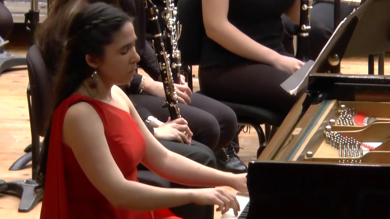 2019-03-22 Banda Sinfónica CMUS Concerto para piano Nº 2 Op 102 Marta ...
