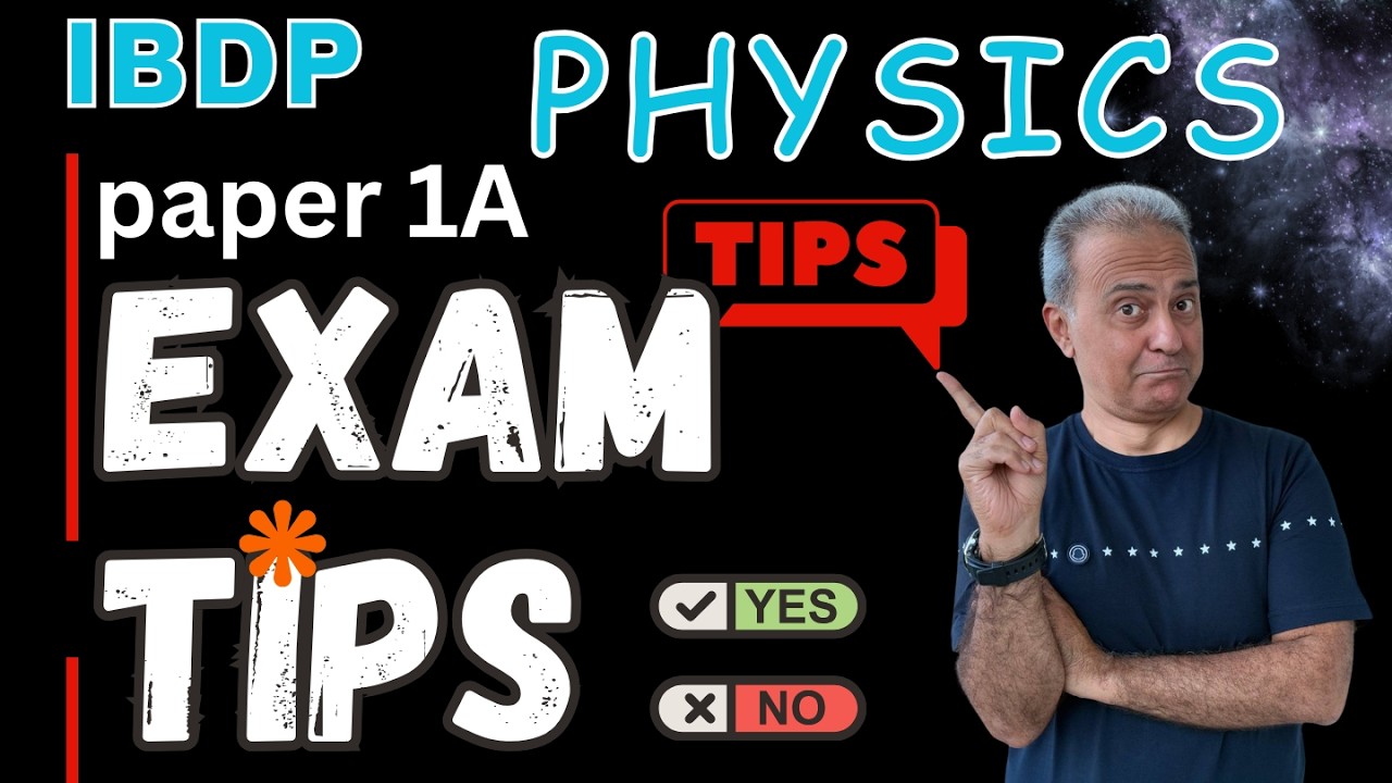 IBDP Physics Exam Tips - Paper 1A