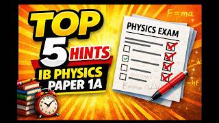 IBDP Physics Exam Tips - Paper 1A