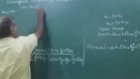 convergence of secant method