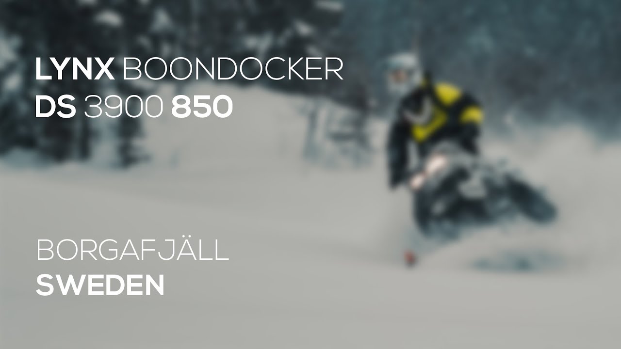 Lynx Boondocker DS 3900 850 | Borgafjäll, Sweden | Short film 4K