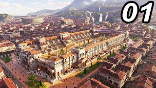 The Roman MEGA Construction Begins - Anno 117 HIPPODROME | Citybuilder Lets Play Part 01