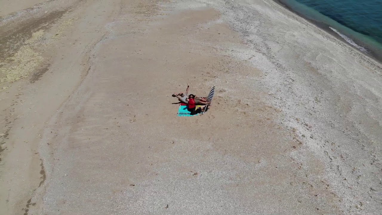 Alone on the beach with a drone | Durankulak beach, Bulgaria